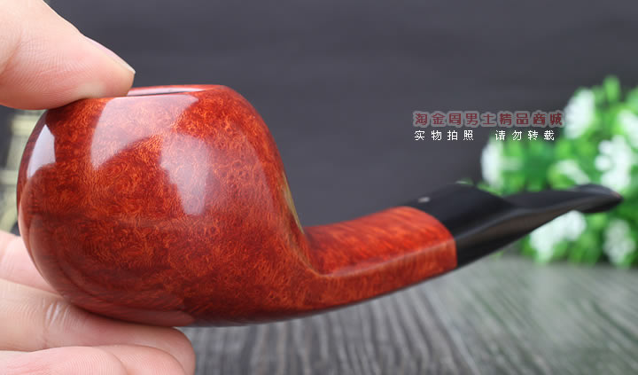 淘金周 进口丹麦大师KAI NIELSEN石楠木烟斗 直纹斗C级Kai70-9