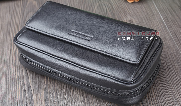 【淘金周】原装德国Martin Wess手工牛皮烟斗包 三斗包LP35/3-1