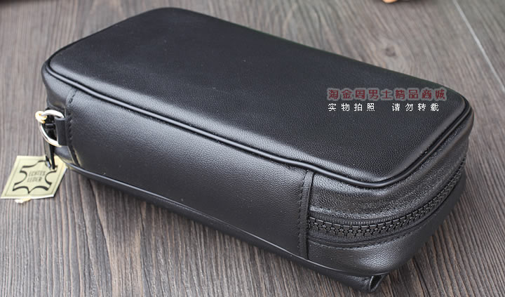 【淘金周】原装德国Martin Wess手工牛皮烟斗包 三斗包LP35/3-2