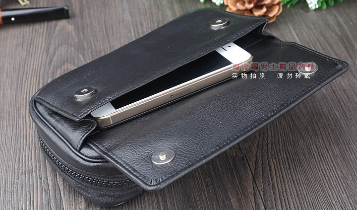 【淘金周】原装德国Martin Wess手工牛皮烟斗包 三斗包LP35/3-3