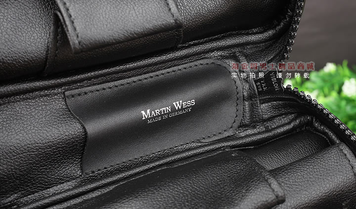 【淘金周】原装德国Martin Wess手工牛皮烟斗包 三斗包LP35/3-6