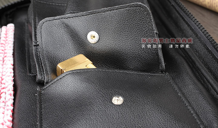 【淘金周】原装德国Martin Wess手工牛皮烟斗包 6斗包LP60/6-10