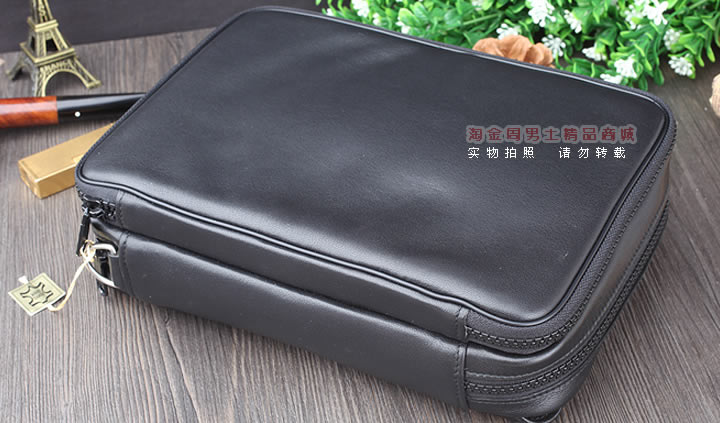 【淘金周】原装德国Martin Wess手工牛皮烟斗包 6斗包LP60/6-2