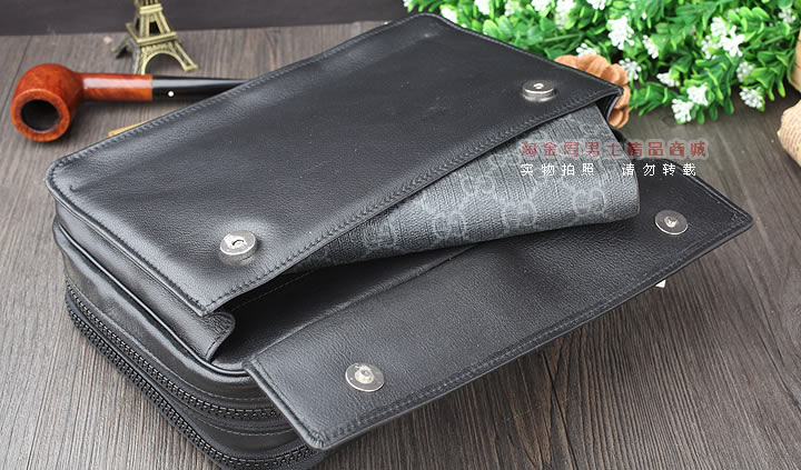 【淘金周】原装德国Martin Wess手工牛皮烟斗包 6斗包LP60/6-3