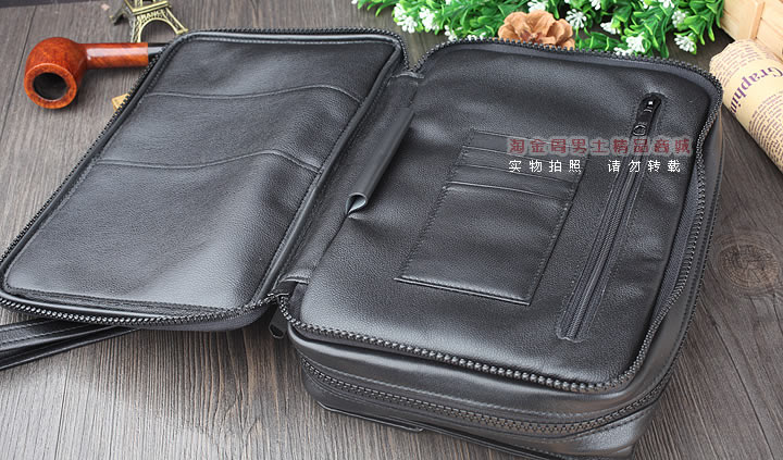 【淘金周】原装德国Martin Wess手工牛皮烟斗包 6斗包LP60/6-7