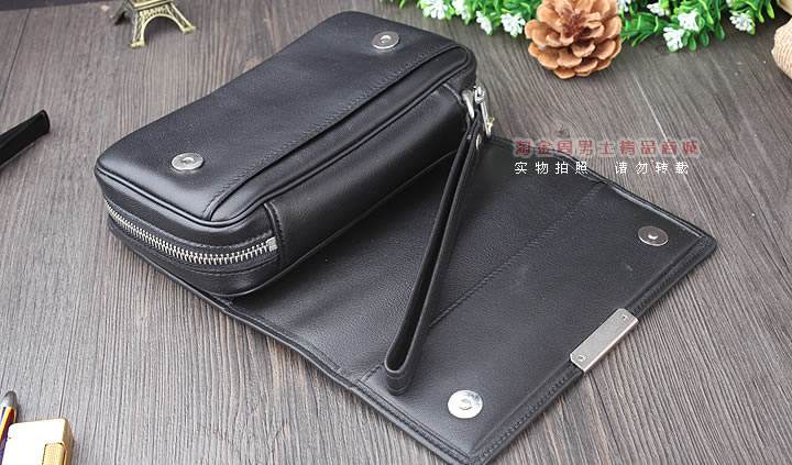 【淘金周】原装德国Martin Wess手工牛皮烟斗包 3斗包OP110/3-3