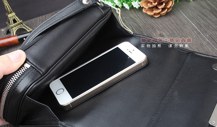 【淘金周】原装德国Martin Wess手工牛皮烟斗包 3斗包OP110/3-5