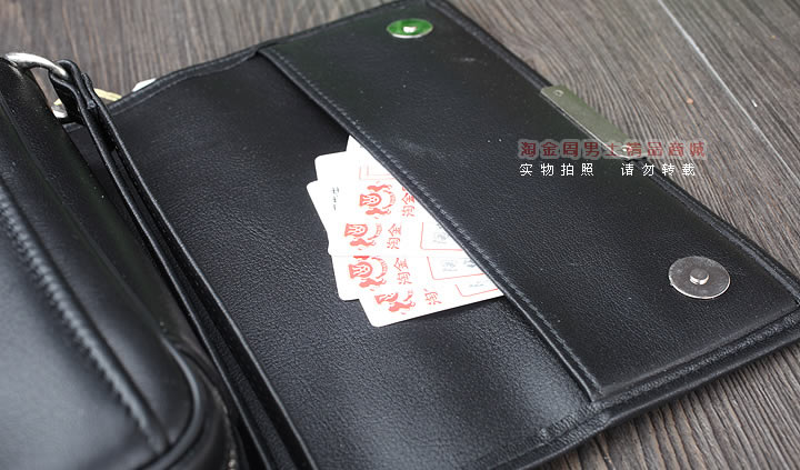 【淘金周】原装德国Martin Wess手工牛皮烟斗包 3斗包OP110/3-6