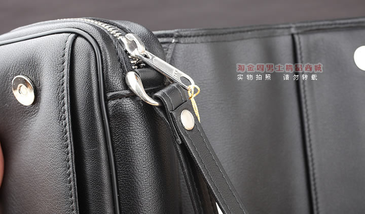 【淘金周】原装德国Martin Wess手工牛皮烟斗包 3斗包OP110/3-7