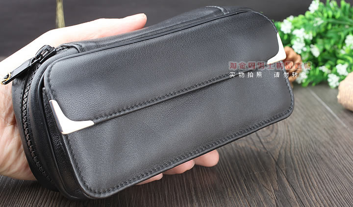 【淘金周】原装德国Martin Wess手工牛皮烟斗包 两斗包slp9/2-11