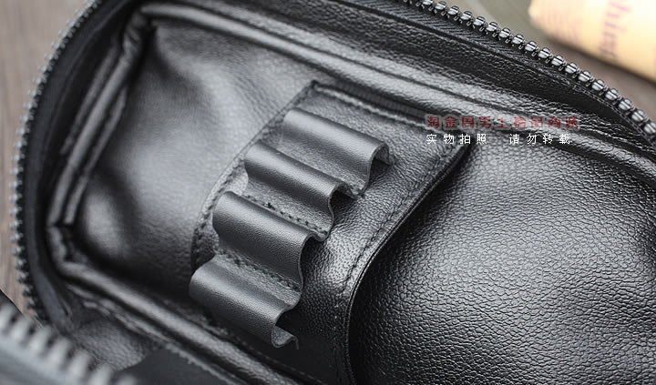 【淘金周】原装德国Martin Wess手工牛皮烟斗包 两斗包slp9/2-4