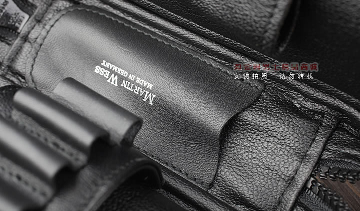 【淘金周】原装德国Martin Wess手工牛皮烟斗包 两斗包slp9/2-6