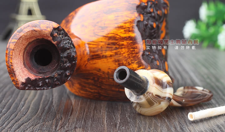 淘金周 丹麦Peder Jeppesen PJ石楠木手工烟斗 5件套装IDA4-6-8