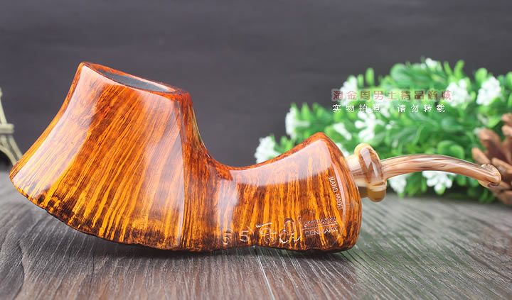 淘金周 丹麦Peder Jeppesen PJ石楠木手工烟斗 5件套装IDA 5-1-4