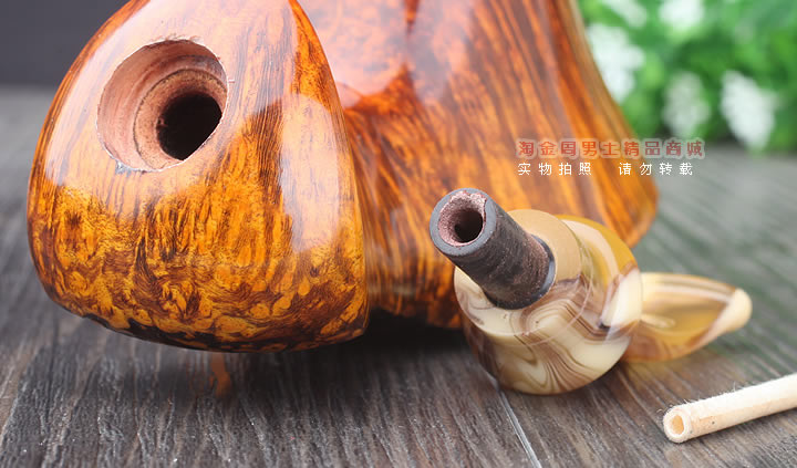 淘金周 丹麦Peder Jeppesen PJ石楠木手工烟斗 5件套装IDA 5-1-8