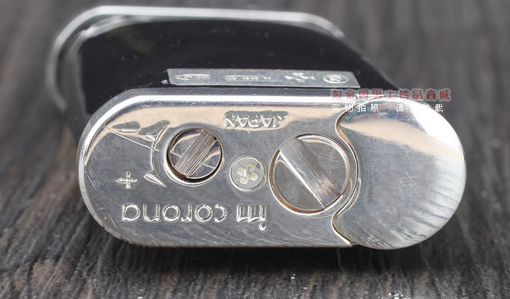 淘金周 德国十字架Sillems 纯银珐琅烟斗打火机 黑色-2