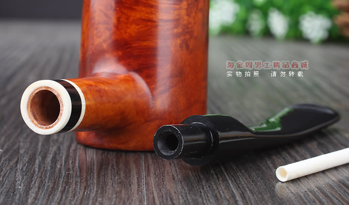 淘金周 意大利Caesar凯撒石楠木烟斗 5件套装D级 D24-7