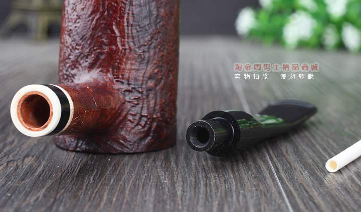 淘金周 意大利Caesar凯撒石楠木烟斗 5件套装D级 D25-7