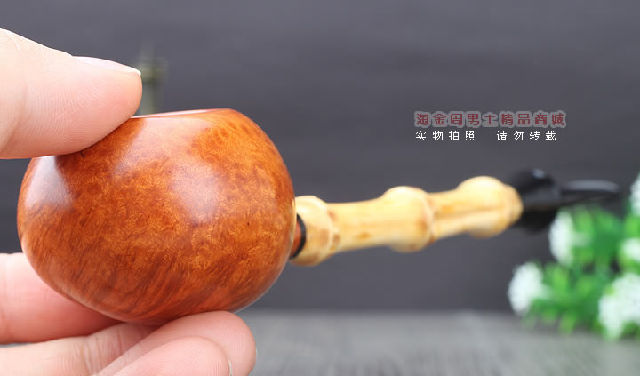 淘金周 意大利Caesar凯撒石楠木烟斗 5件套装D级 D26-10