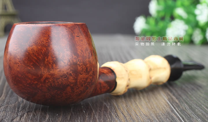 淘金周 意大利Caesar凯撒石楠木烟斗 5件套装D级 D28-1