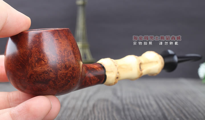 淘金周 意大利Caesar凯撒石楠木烟斗 5件套装D级 D28-10