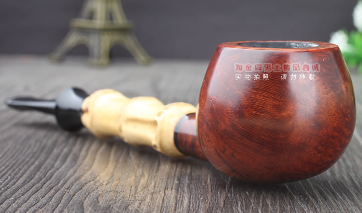 淘金周 意大利Caesar凯撒石楠木烟斗 5件套装D级 D28-2