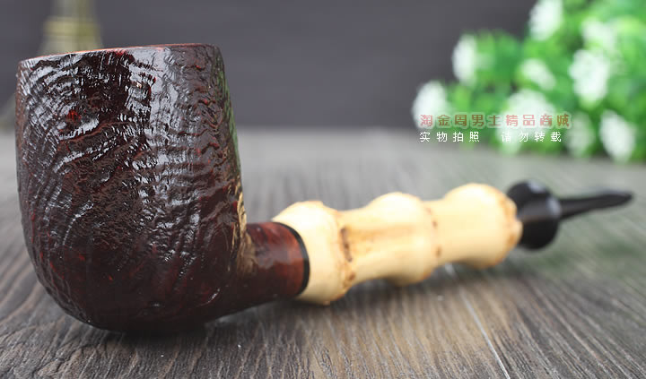 淘金周 意大利Caesar凯撒石楠木烟斗 5件套装D级 D31-1