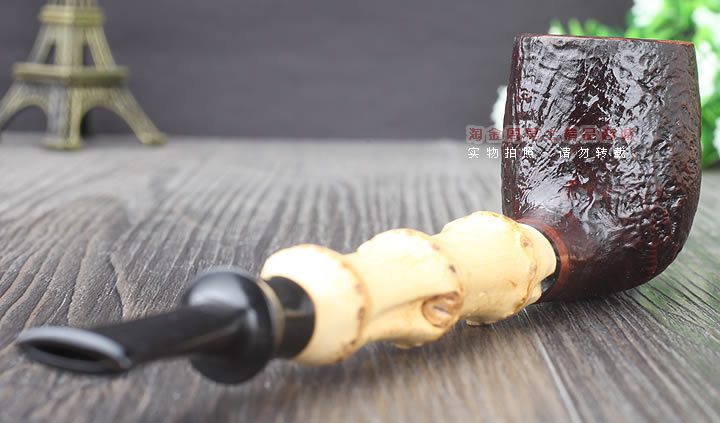 淘金周 意大利Caesar凯撒石楠木烟斗 5件套装D级 D31-3