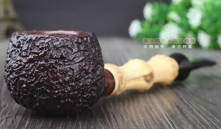 淘金周 意大利Caesar凯撒石楠木烟斗 5件套装D级 D33-1