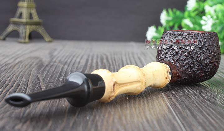 淘金周 意大利Caesar凯撒石楠木烟斗 5件套装D级 D33-3