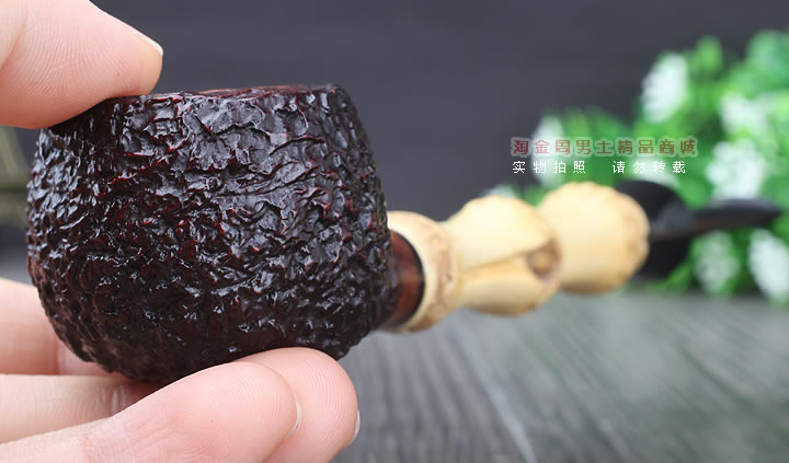 淘金周 意大利Caesar凯撒石楠木烟斗 5件套装D级 D33-9