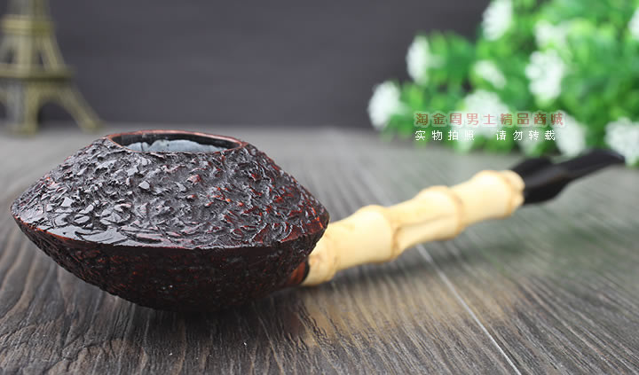 淘金周 意大利Caesar凯撒石楠木烟斗 5件套装D级 D34-1