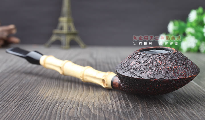 淘金周 意大利Caesar凯撒石楠木烟斗 5件套装D级 D34-2