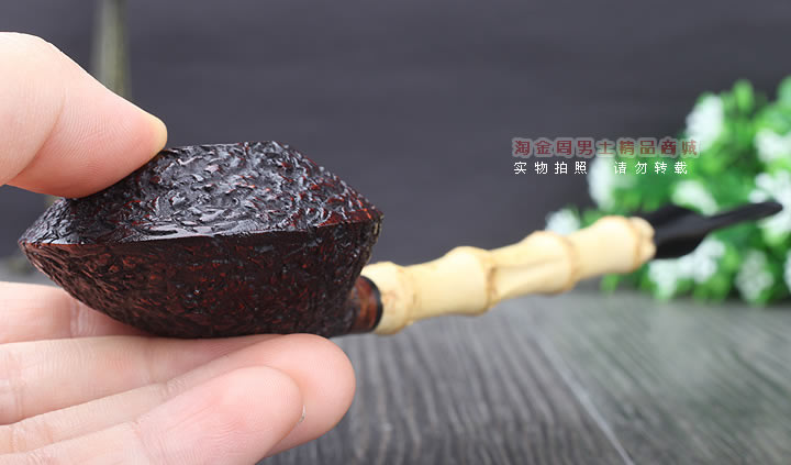 淘金周 意大利Caesar凯撒石楠木烟斗 5件套装D级 D34-9