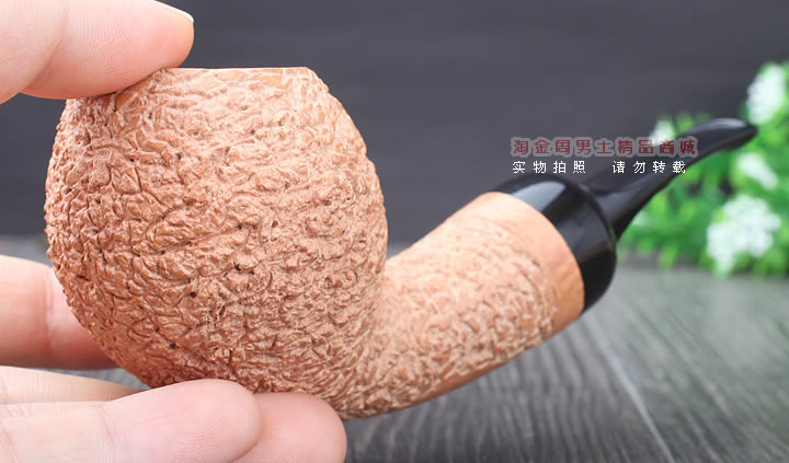 淘金周 意大利Caesar凯撒石楠木烟斗 5件套装F级粗面F90-9