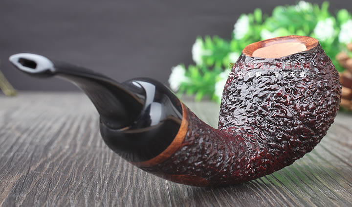 淘金周 意大利Caesar凯撒石楠木烟斗 5件套装F级粗面F91-3