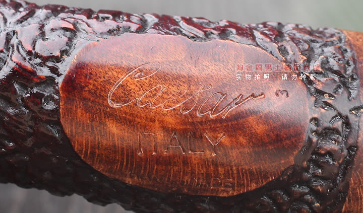 淘金周 意大利Caesar凯撒石楠木烟斗 5件套装F级粗面F91-8