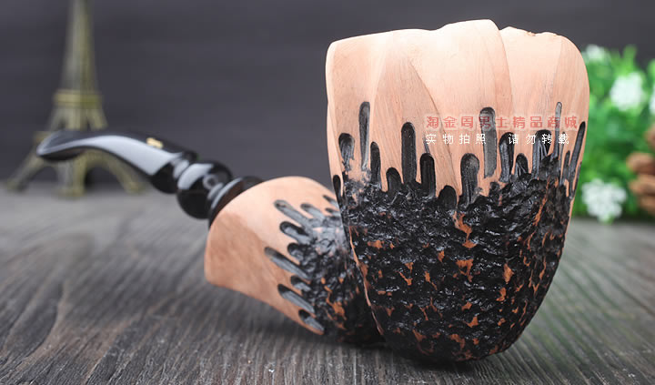 丹麦Erik Nording石楠木手工签名烟斗 SIGNATURE SMOOTH 原木62-2