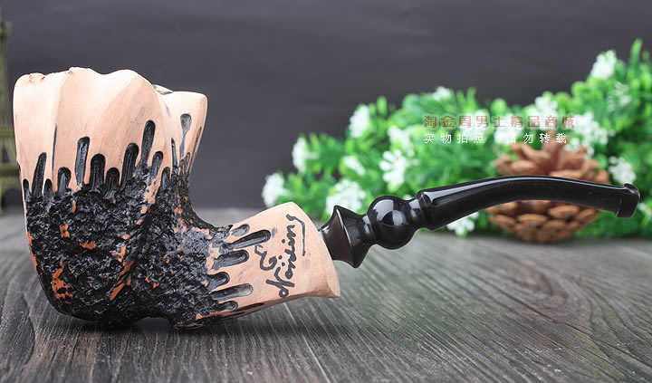 丹麦Erik Nording石楠木手工签名烟斗 SIGNATURE SMOOTH 原木62-3