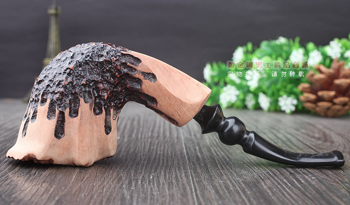 丹麦Erik Nording石楠木手工签名烟斗 SIGNATURE SMOOTH 原木63-4