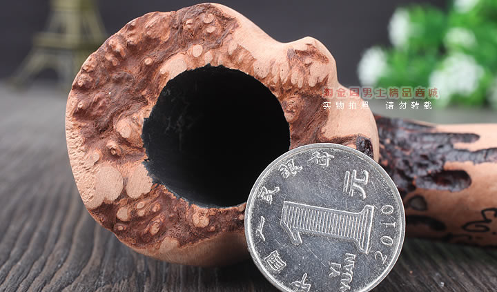 丹麦Erik Nording石楠木手工签名烟斗 SIGNATURE SMOOTH 原木63-5