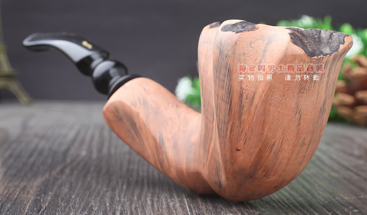 丹麦Erik Nording石楠木手工签名烟斗 SIGNATURE SMOOTH 原木64-2