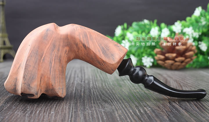 丹麦Erik Nording石楠木手工签名烟斗 SIGNATURE SMOOTH 原木64-4