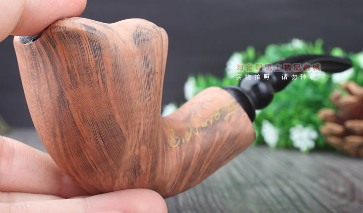 丹麦Erik Nording石楠木手工签名烟斗 SIGNATURE SMOOTH 原木64-9