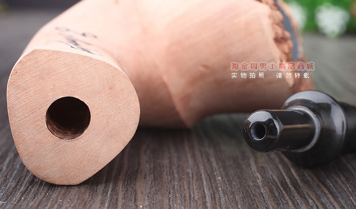 丹麦Erik Nording石楠木手工签名烟斗 SIGNATURE SMOOTH 原木65-6