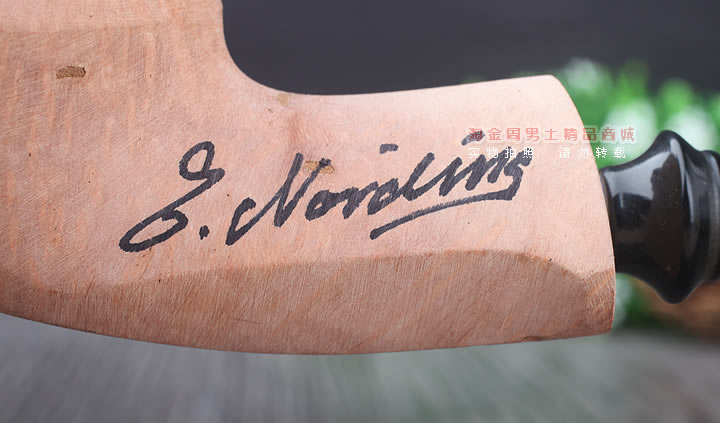 丹麦Erik Nording石楠木手工签名烟斗 SIGNATURE SMOOTH 原木65-7