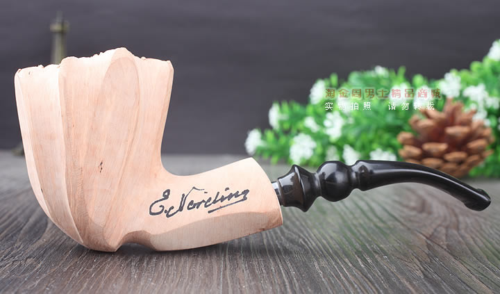 丹麦Erik Nording石楠木手工签名烟斗 SIGNATURE SMOOTH 原木67-3