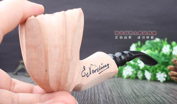 丹麦Erik Nording石楠木手工签名烟斗 SIGNATURE SMOOTH 原木67-9