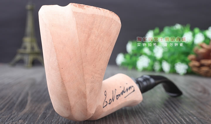 丹麦Erik Nording石楠木手工签名烟斗 SIGNATURE SMOOTH 原木68-1