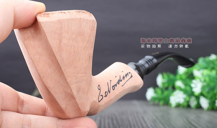 丹麦Erik Nording石楠木手工签名烟斗 SIGNATURE SMOOTH 原木68-10